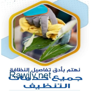 معنا رح تودعي التعب من التنظيف وبيتك رح يضل نظيف اطلبي عاملتك وشوفي الفرق  